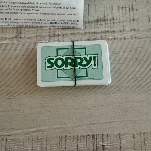 Vintage Parker Brothers 1992 Sorry Slide Pursuit Game - Picture 6 of 11